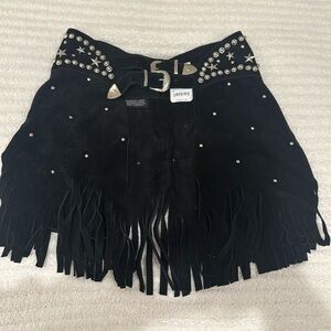 Understated Leather Studded Skirt Belt BRAND NEW